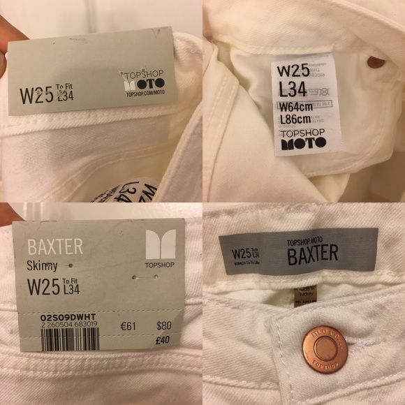 Topshop Boxter White Jean - Picture 4 of 8